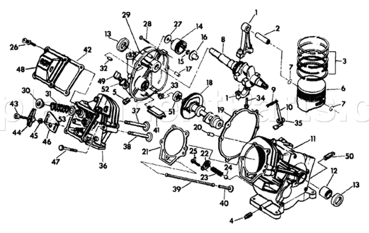 Page D Diagram and Parts List for 9514-1  Briggs and Stratton Generator